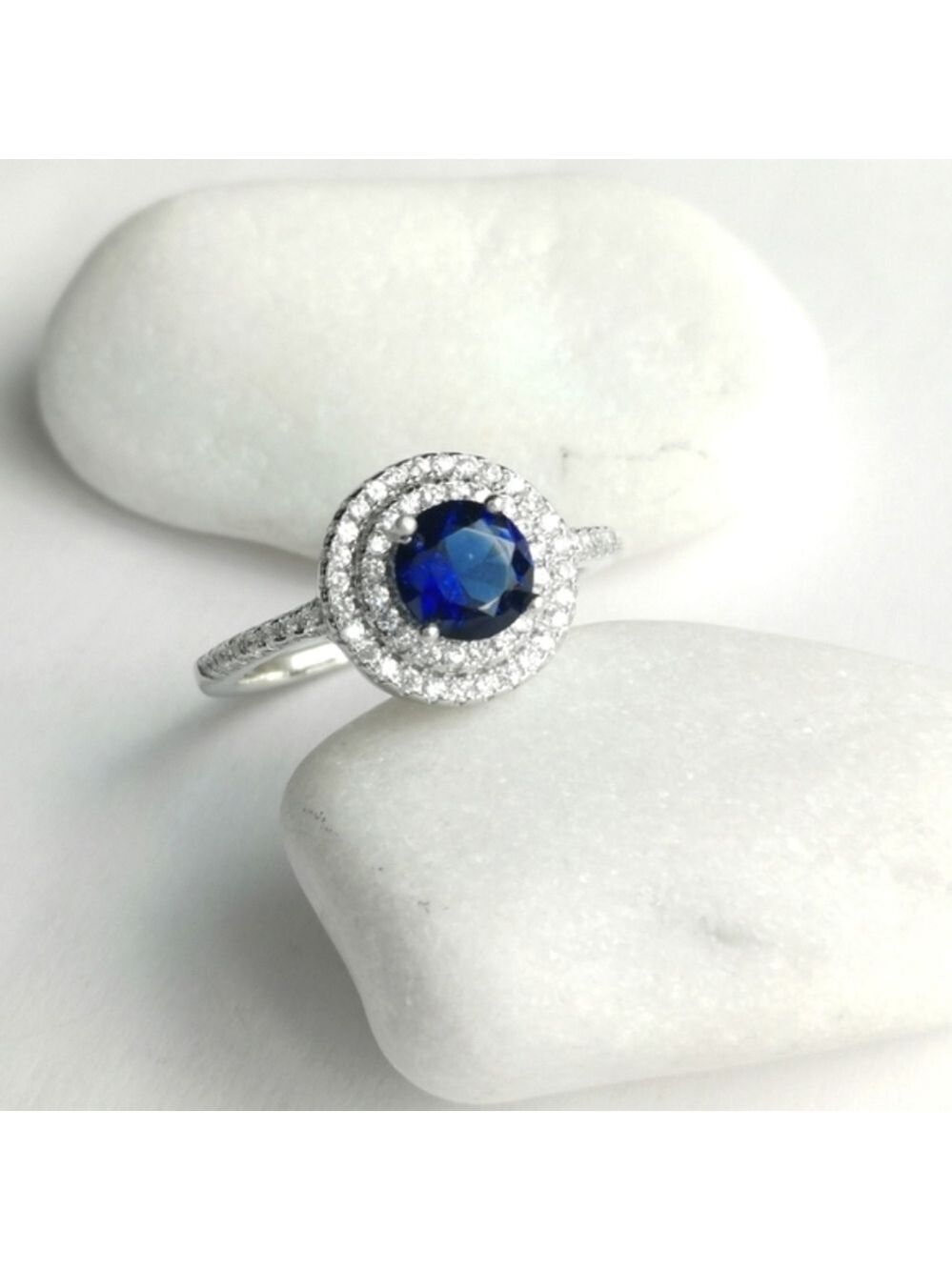 Lab Created Sapphire CZ Ring size 8